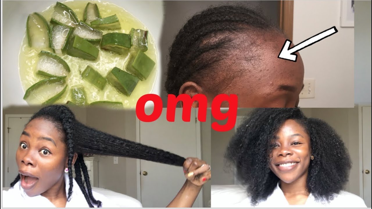 Udfør Vejfremstillingsproces automatisk 2 ways to use aloe vera oil for massive hair growth | Homemade aloe vera  oil/ leave in conditioner - YouTube