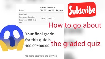 Graded quiz and how to have good grades #uopeople #universityofthepeople