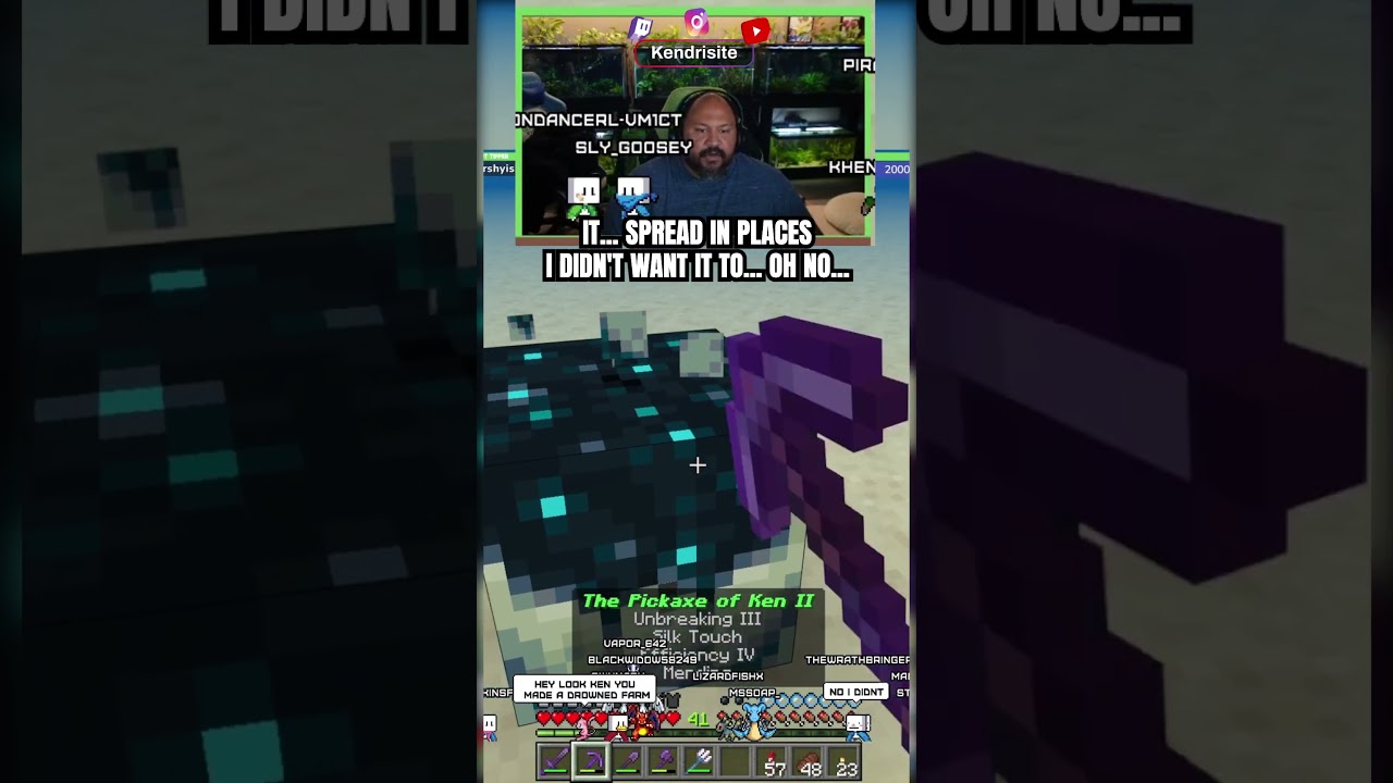 It spread in all the wrong places... Oh no... #clips #shorts #reels #minecraft #minecraftmemes