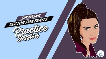 Affinity Designer | Drawing Vector Portraits Practice Session