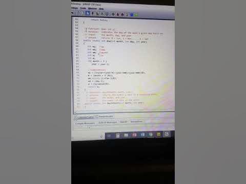 Calendar Java Program - YouTube