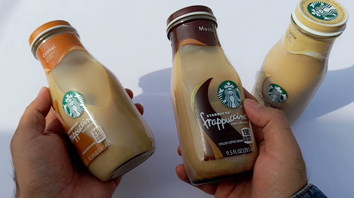 How much caffeine is in a starbucks mocha glass bottle