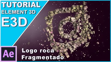 TUTORIAL CUBOS de ROCA forman LOGO | Element 3D | After Effects