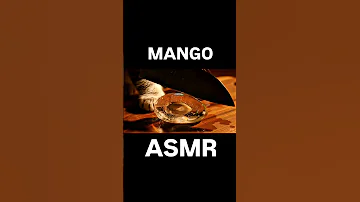 Cutting Mango With Cat ASMR Cat Cute Asmr Mango 