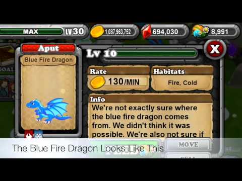 Dragonvale Chart Blue Fire