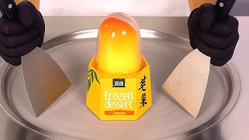 Viral Propitious Mango Ice Cream Rolls | ASMR