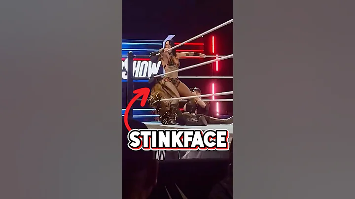 Rhea Ripley & Iyo Sky Deliver Stink Face To Nia Jax 🤣 #wwe #rhearipley #shorts