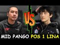 Give me mid  inyourdream pangolier mid pick vs ame pos 1 lina dota 2