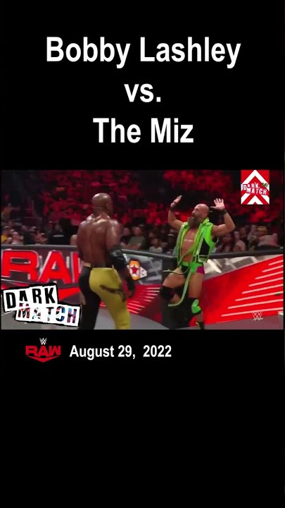 Bobby Lashley vs. The Miz | #Raw August 29, 2022 #Shorts #WWE