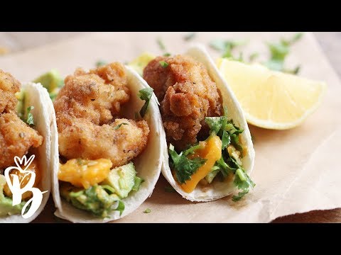 تاكو الربيان مع المانجو | Shrimp Tacos with Mango Salsa