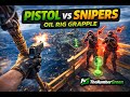 Oil Rig Grapple Play in Forefront VR – 2 Snipers Taken Out with a Pistol