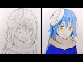 How to Draw Rimuru Tempest - [Tensei shitara Slime Datta Ken]