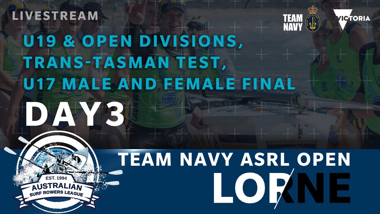 ASRL Open 2024 Day 3 - U19 & Open, Trans-Tasman Test & U17 Male/Female ...