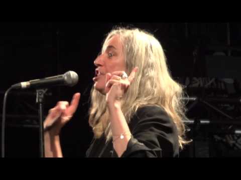 Patti Smith-Pissing in a river- (Pathway to Paris) 4TH dec 2015