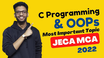 JECA Exam Preparation 2022 | Strategy To Prepare For C & OOPs For JECA 2022