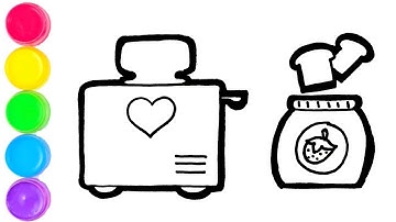 How To Draw A Toaster Easy Step By Step Drawing Video For Kids.Easg Toaster Drawing For Kids.