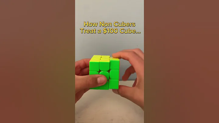 When NonCubers See A GAN Cube… #foryou #rubikscube #cubing