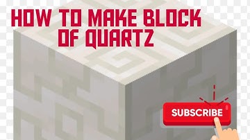 HOW TO MAKE BLOCK OF QUARTZ IN MINI CRAFT 2020/f&f world/