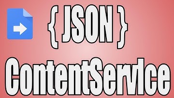 Apps Script: JSON Example