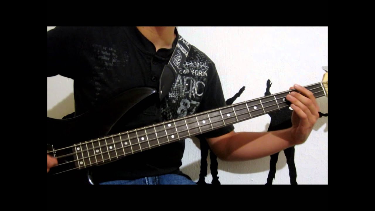 the night before bass cover - YouTube