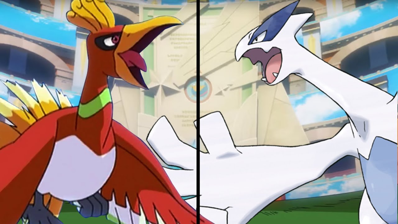 Pokemon ho oh vs lugia 3 000