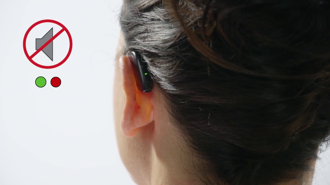 Opn BTE13 PP LED light for muted hearing aid microphone YouTube