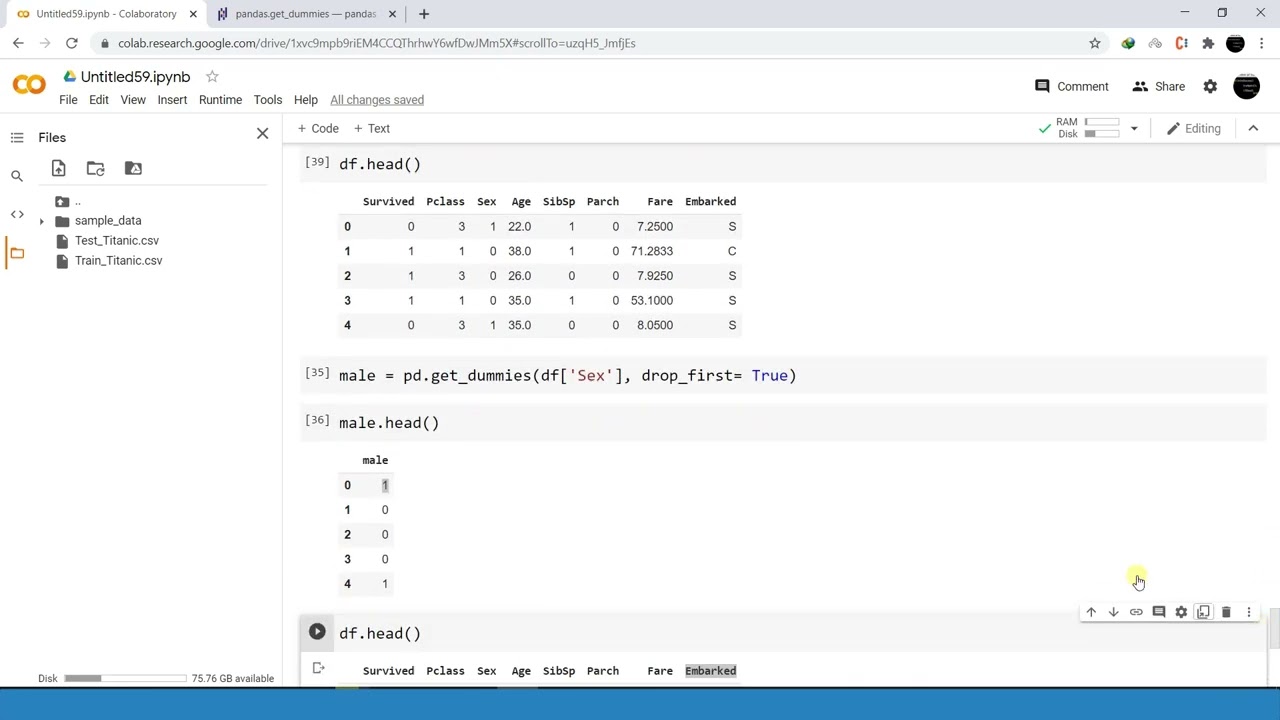 6. Machine Learning - Classification - Logistic Regression