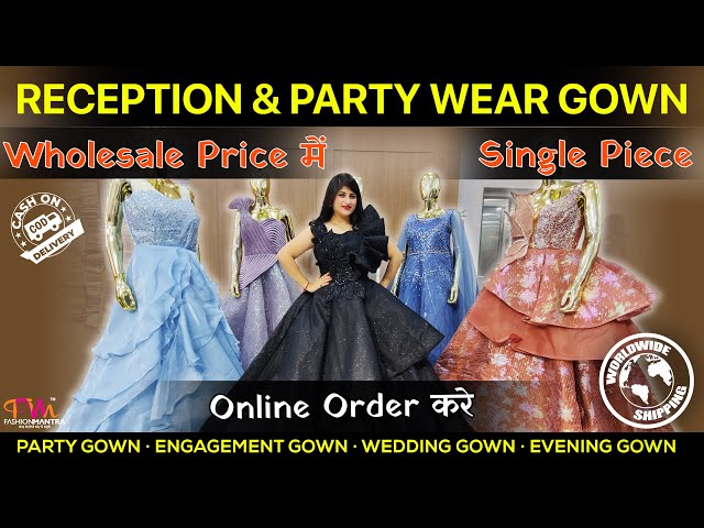 chickpet wholesale and retail long gown collection| WhatsApp orders  available| Sangam hi fashion - YouTube