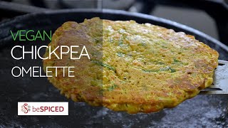 Chickpea Omelette | VEGAN | EGGLESS | GLUTENFREE