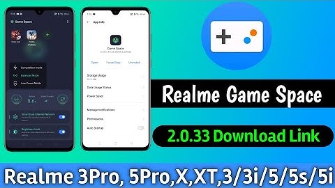 Realme UI Official Game Space 2.0.30 - All Realme Device