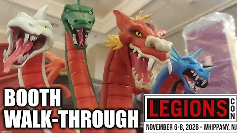 Legionscon 2025 Pre Show Booth Walkthrough