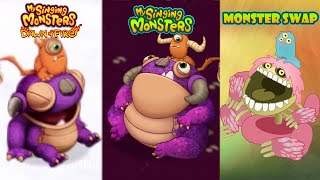 Dawn Of Fire Vs My Singing Monsters Vs Monsters Swap | Redesign Comparisons