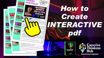 Create an INTERACTIVE pdf in CorelDraw | CorelDraw 2022