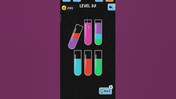 water colour sort level  32 /#shorts