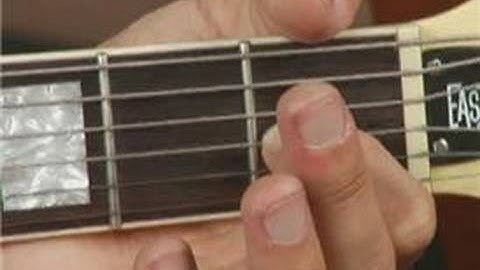 1st Inversion of E Major Guitar Chord on the Top Strings : Guitar Chord Dictionary 22