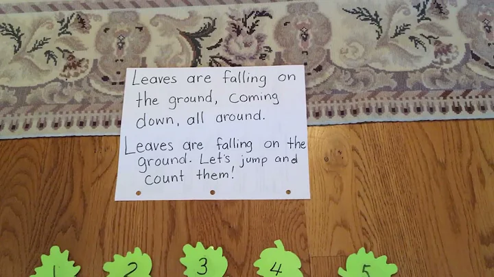 Jennifer Eck leaves are falling counting song