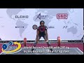 World Record Deadlift with 205 kg by Joy Nnamani GBR in 57 kg class