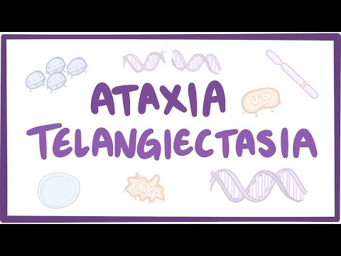 Ataxia telangiectasia - causes, symptoms, diagnosis, treatment, pathology