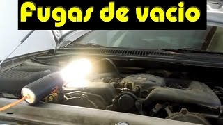 Consejo para detectar fugas de vacio en el multiple de admision/motor