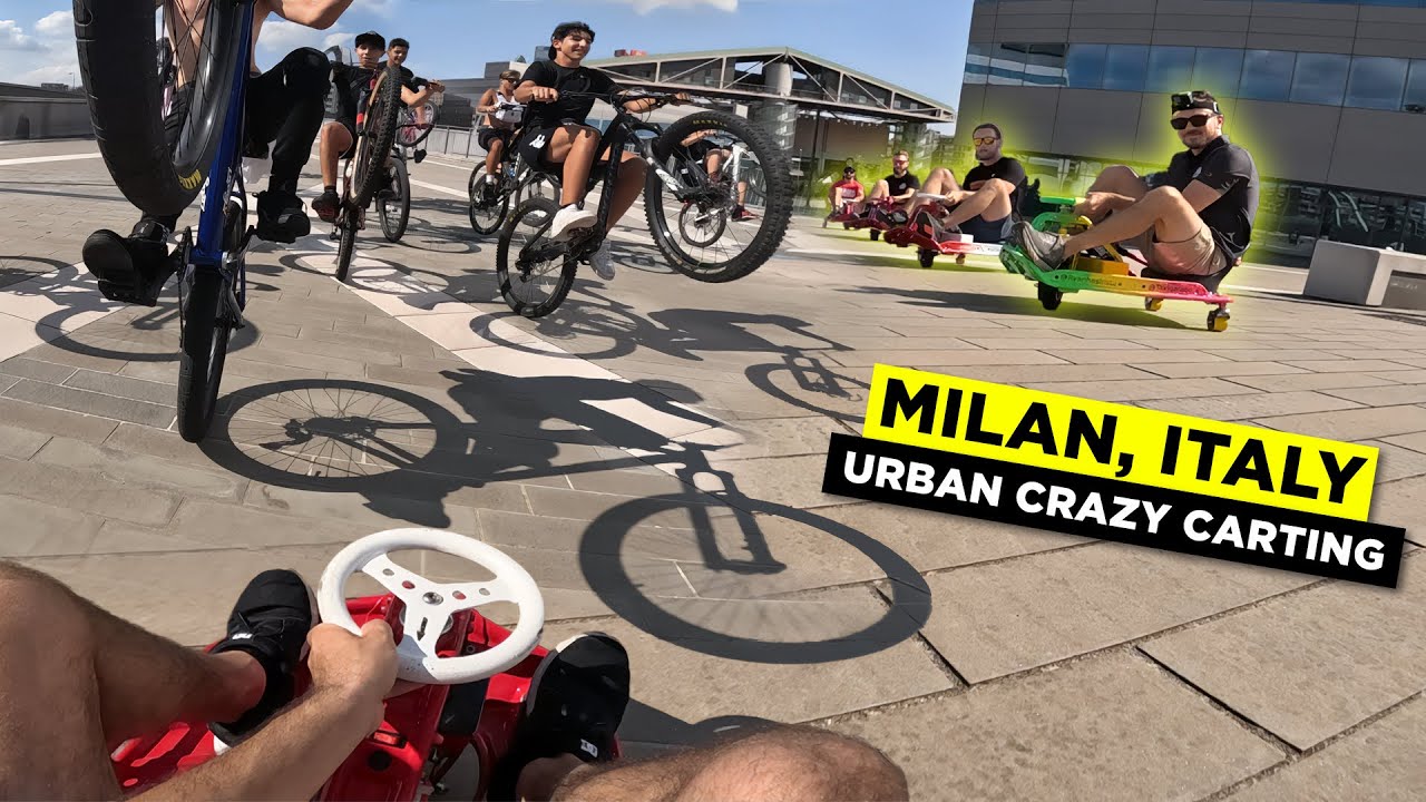 Milan Italy 1100w Crazy Cart Street Ride//Urban POV
