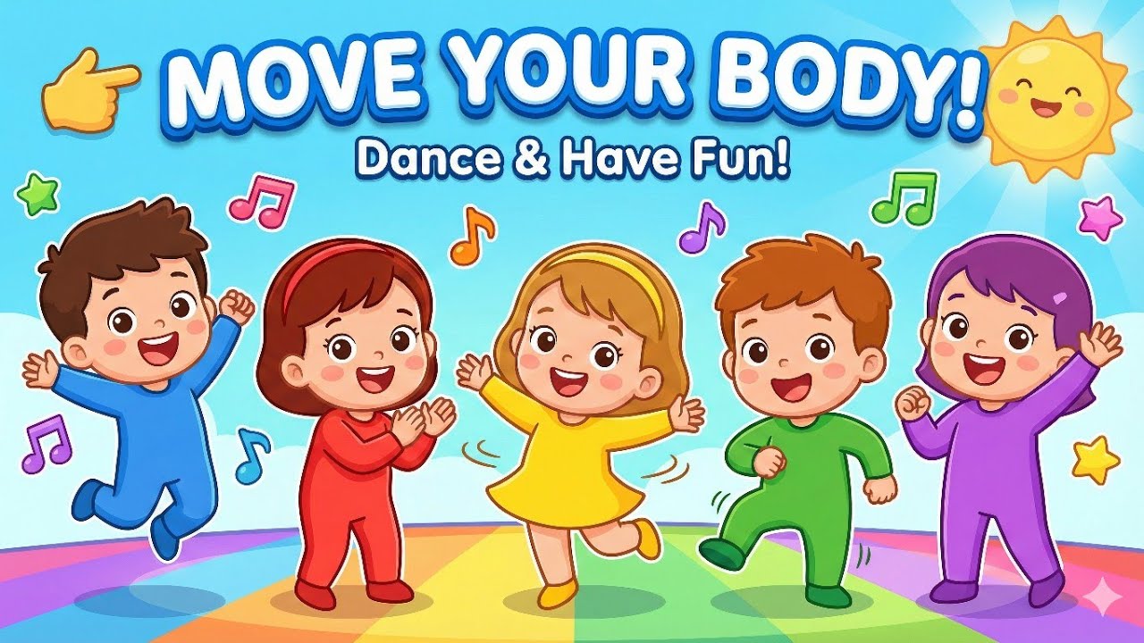 Fun Physical Activity Song for Kids | Move Your Body - YouTube