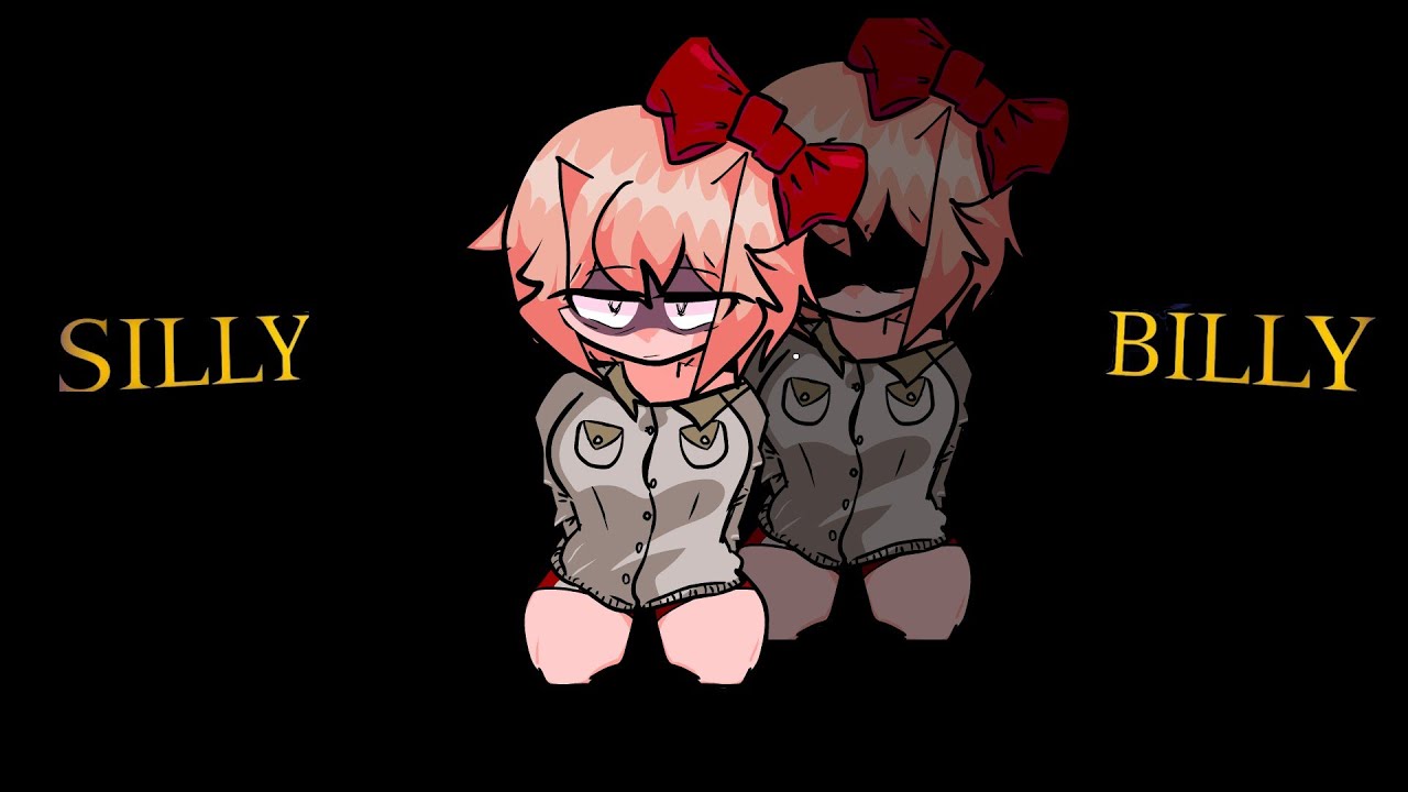 HANGY WANGY V2 | SILLY BILLY BUT SAYORI AND MONIKA SING IT UPDATE!!! [HIT SINGLE REAL FNF COVER MOD]