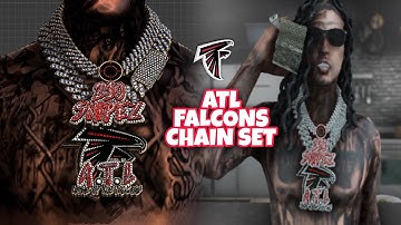 Making A ATL Chain With VVS Diamond Grillz Ser In GTA 5 RP (FiveM) | Blender 3D Modeling