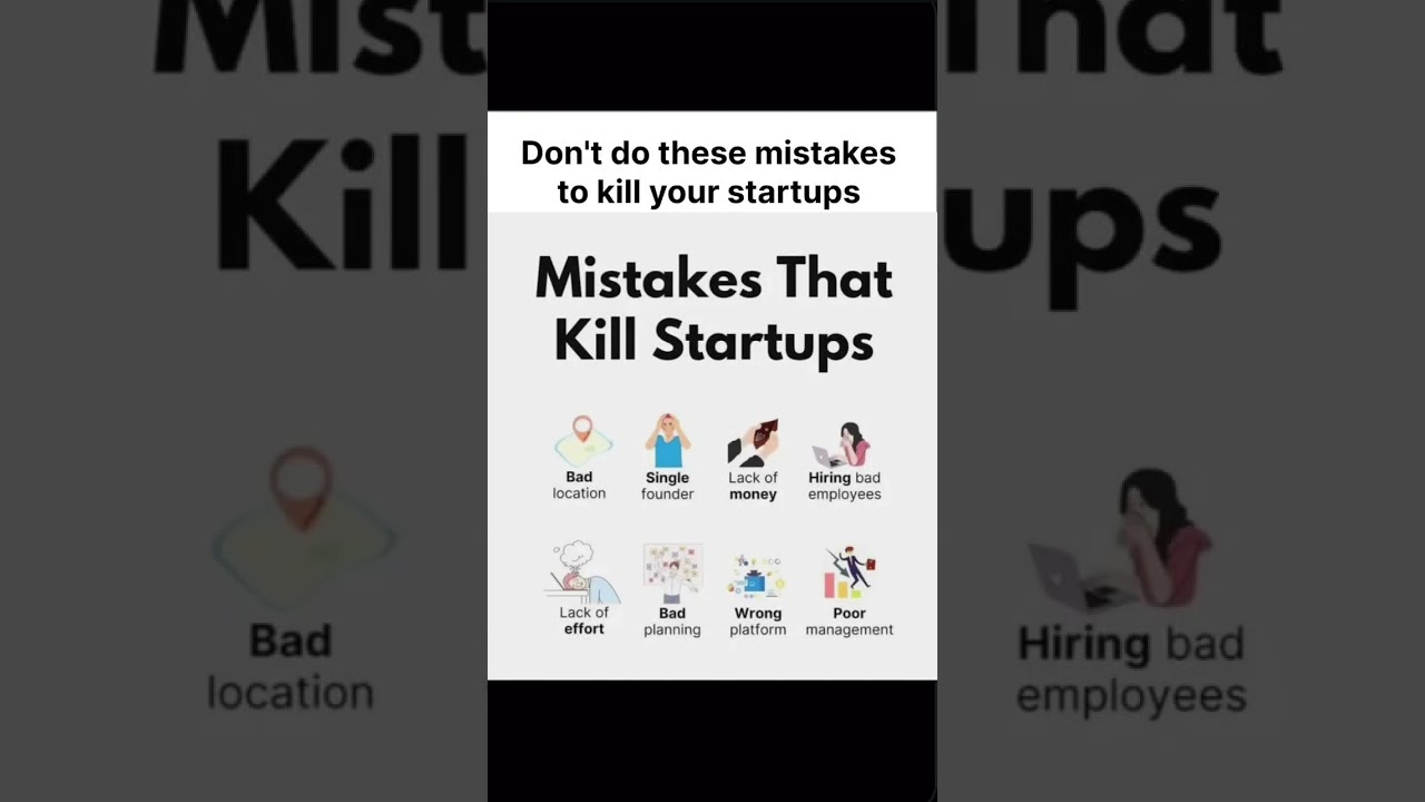 Mistakes that kill StartUps | Random Respect 