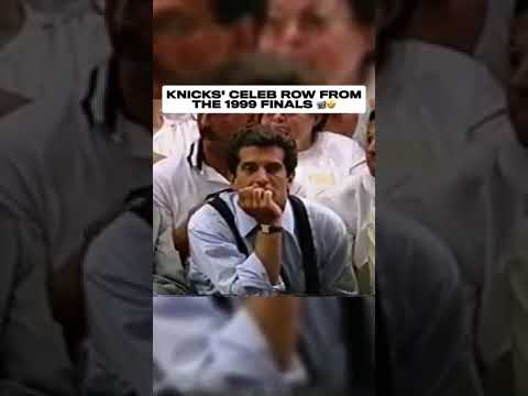 Guess Who Showed Up At The NY Knicks NBA Playoff Game 1999