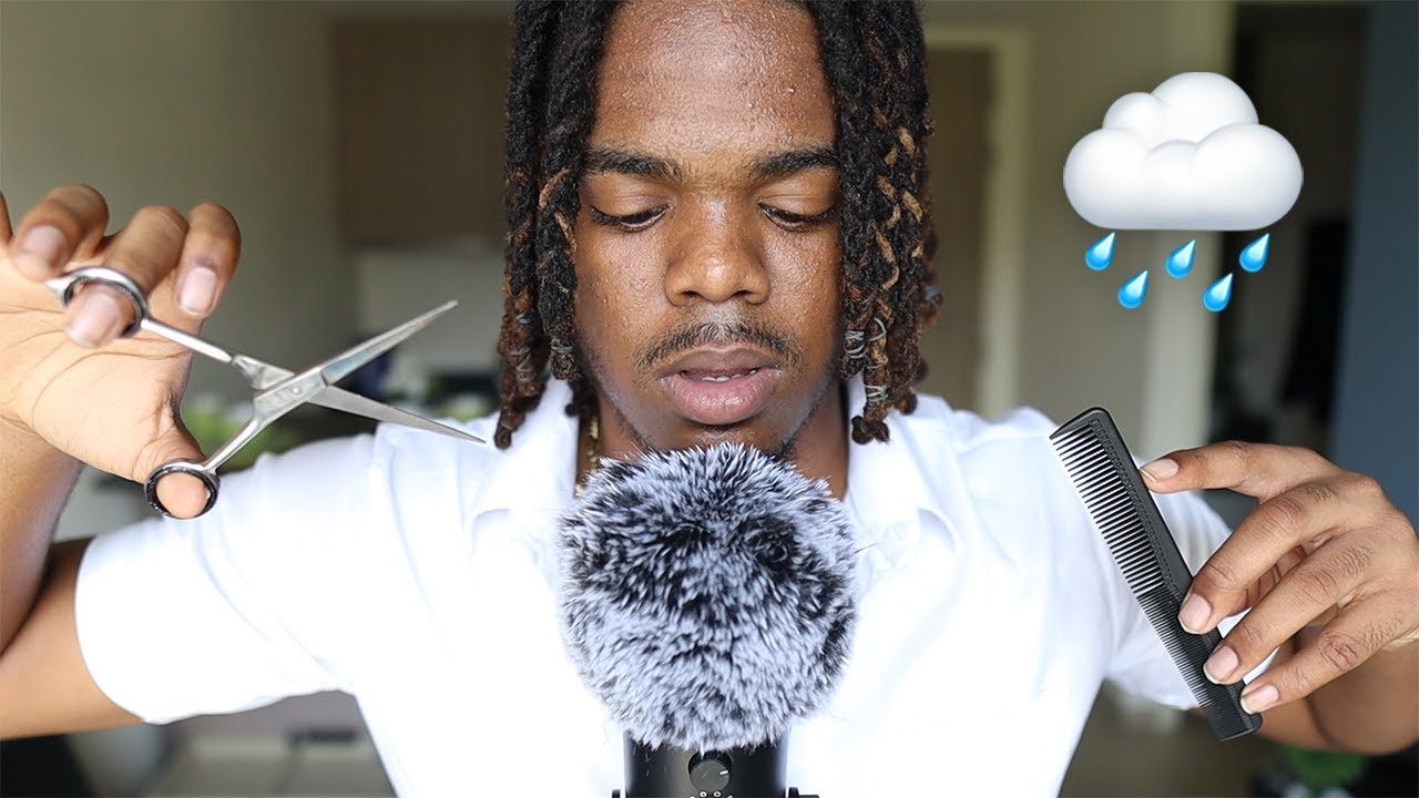ASMR Haircut in the Rain💈🌧