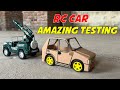 घर पर बनाई RC Car का Amazing Testing