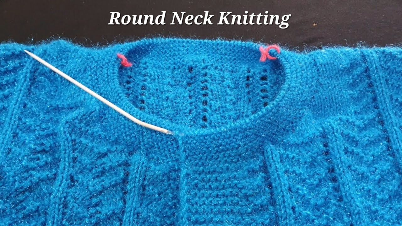 Round Neck Knitting in Ladies Cardigan/ XL Size Jacket Knitting