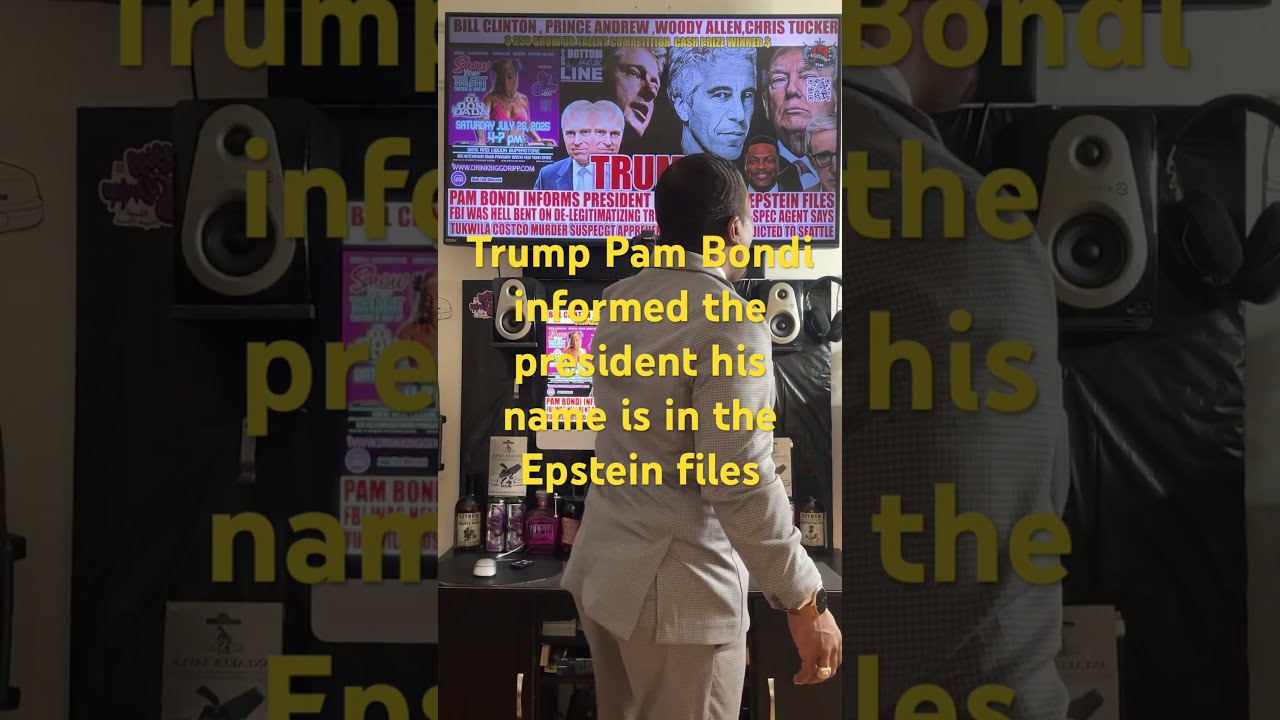 Trump Pam Bondi Informed The President His Name Is In Epstein Files Goviral