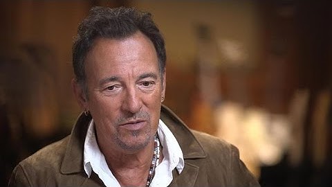 Bruce Springsteen on writing his autobiography